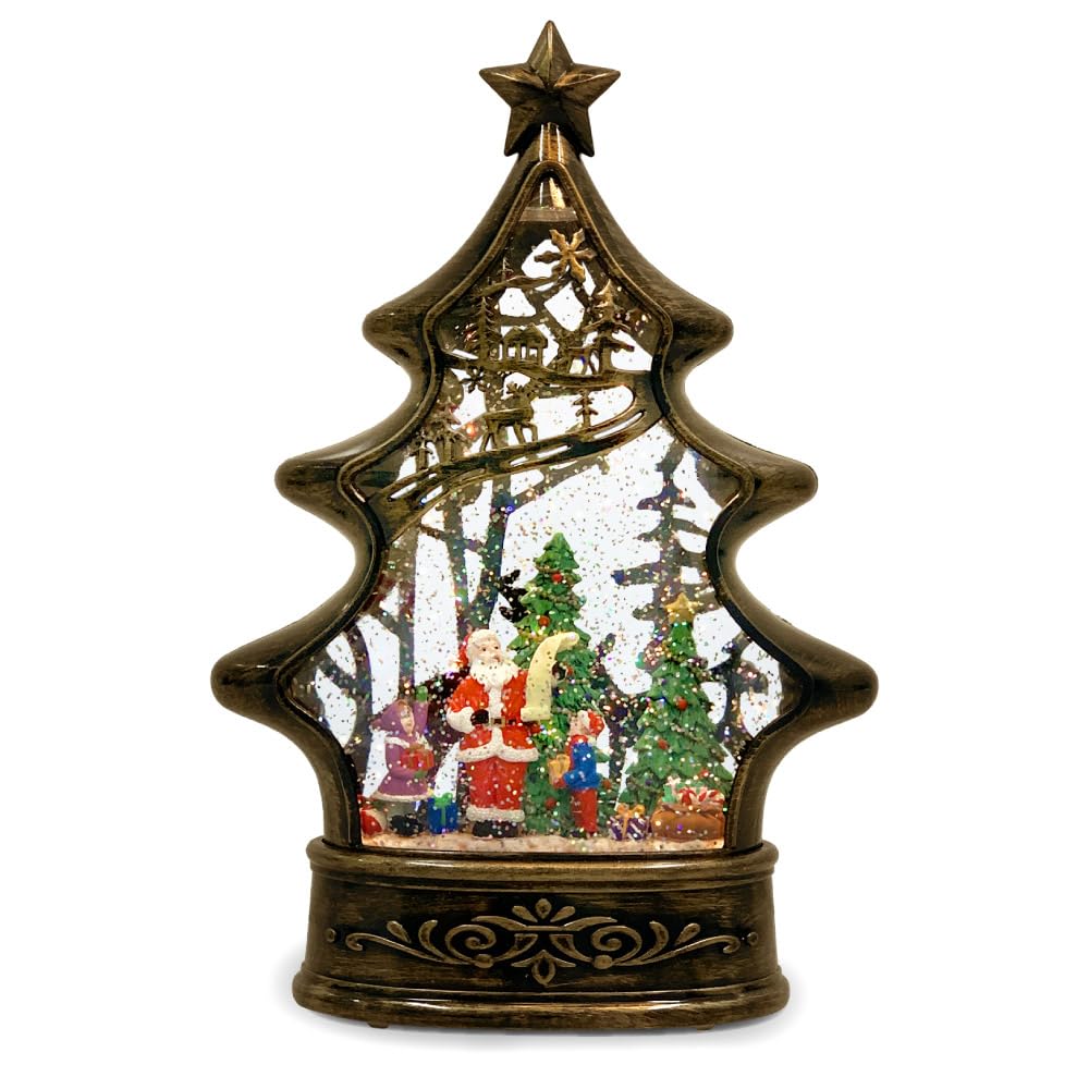 Amazon.co.jp: スノードーム クリスマス LEDライト オルゴール