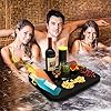 RAMIEYOO Floating Drink Holder,Refreshment Table Tray for Pool Beach Party or Hot Tub Float Loung-Versatile & Portable Serving Bar #2