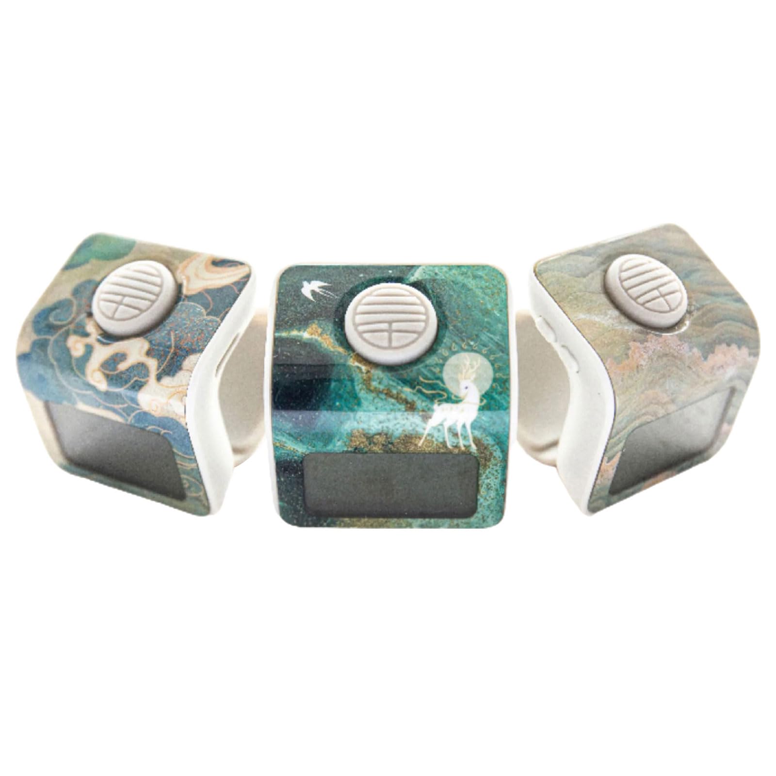 Stylish ABS Counter with 9 Channels Counter Accurate Counting Solution 9 Channels Timer Setting for Praying