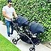 Contours Options Elite Tandem Double Toddler & Baby Stroller, Adjustable Seating, Lightweight Frame, Car Seat Compatibility, Carbon Grey