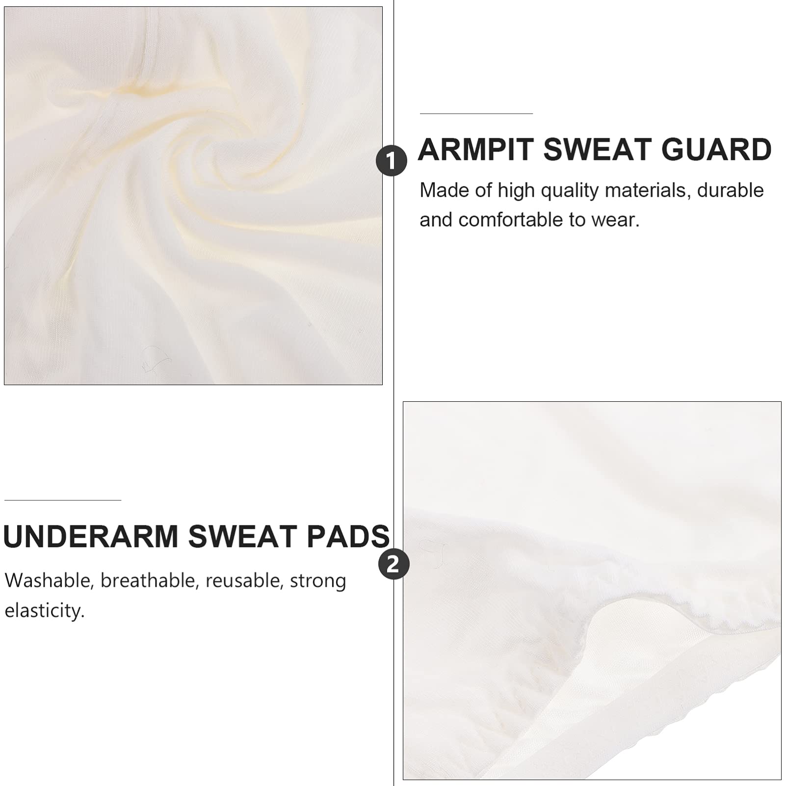 Amosfun Sous-vêtements de sudation - Gilet respirant et lavable - En coton - Résistant à la transpiration - Taille S