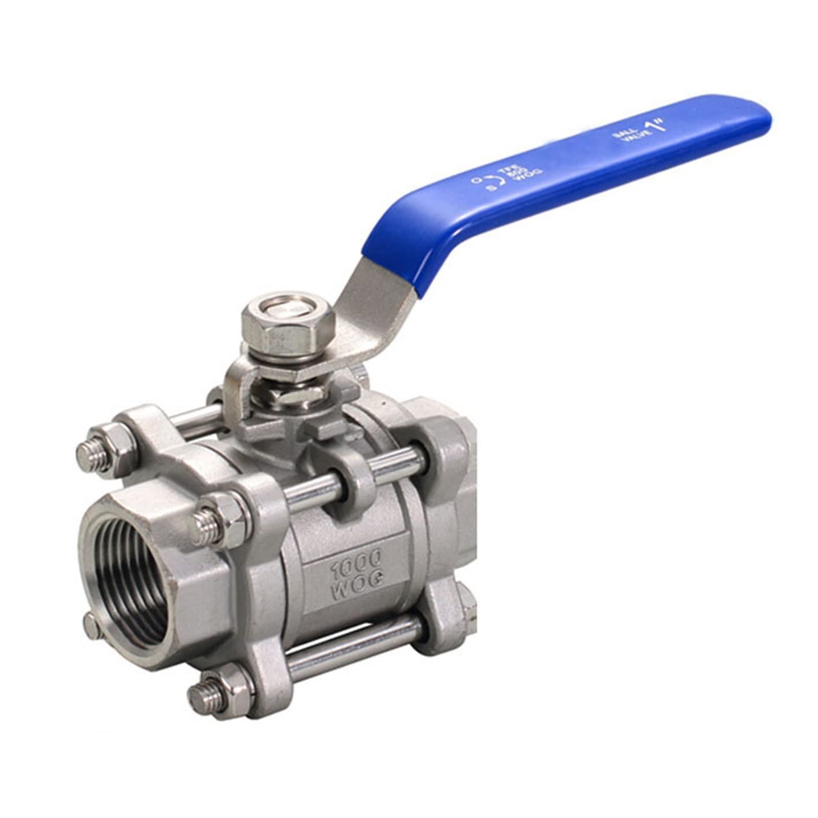 Evite fugas de agua con la válvula de bola de acero inoxidable 304 DN8 roscada
