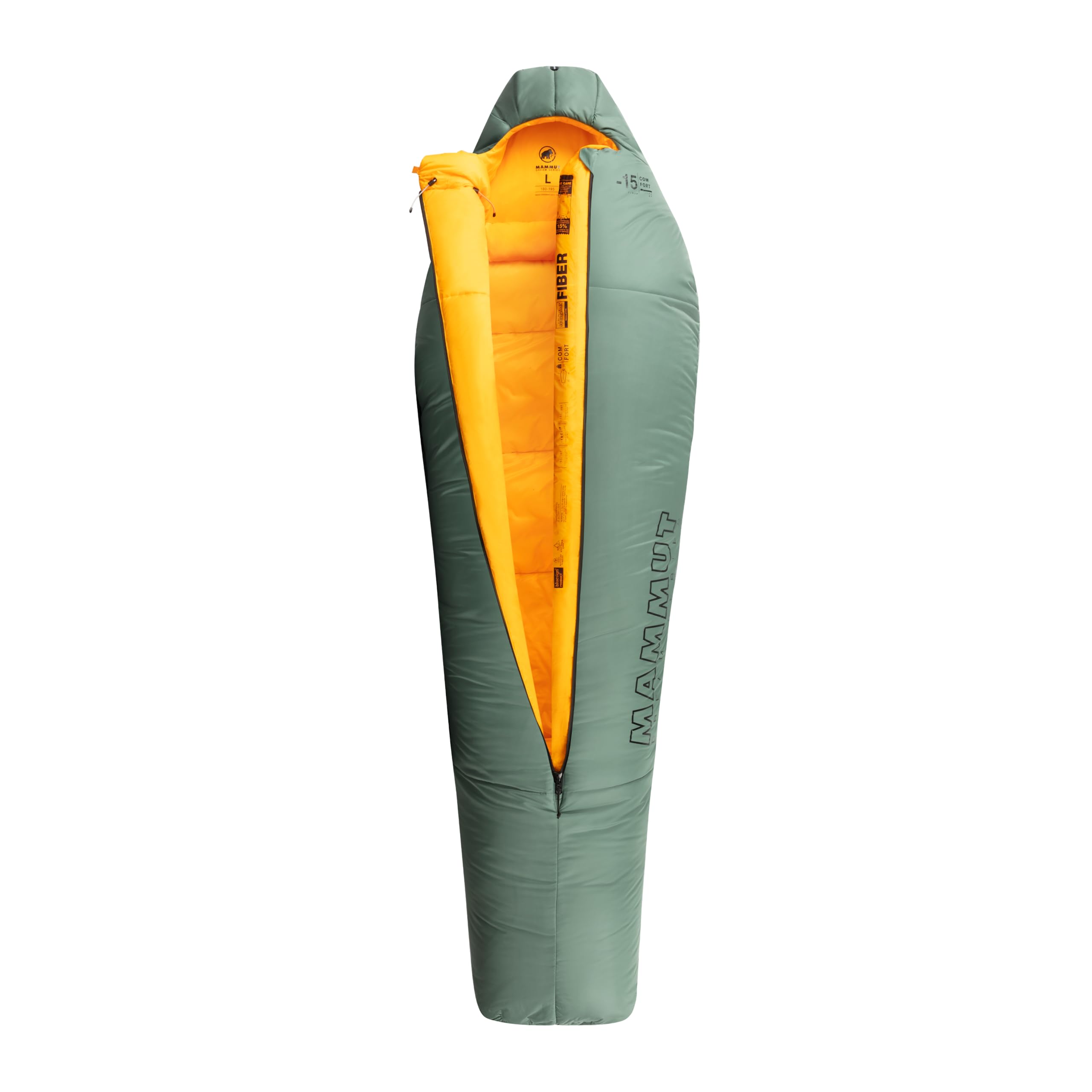 Mammut Comfort Bolsa de Fibra -15C ciprés Profundo L