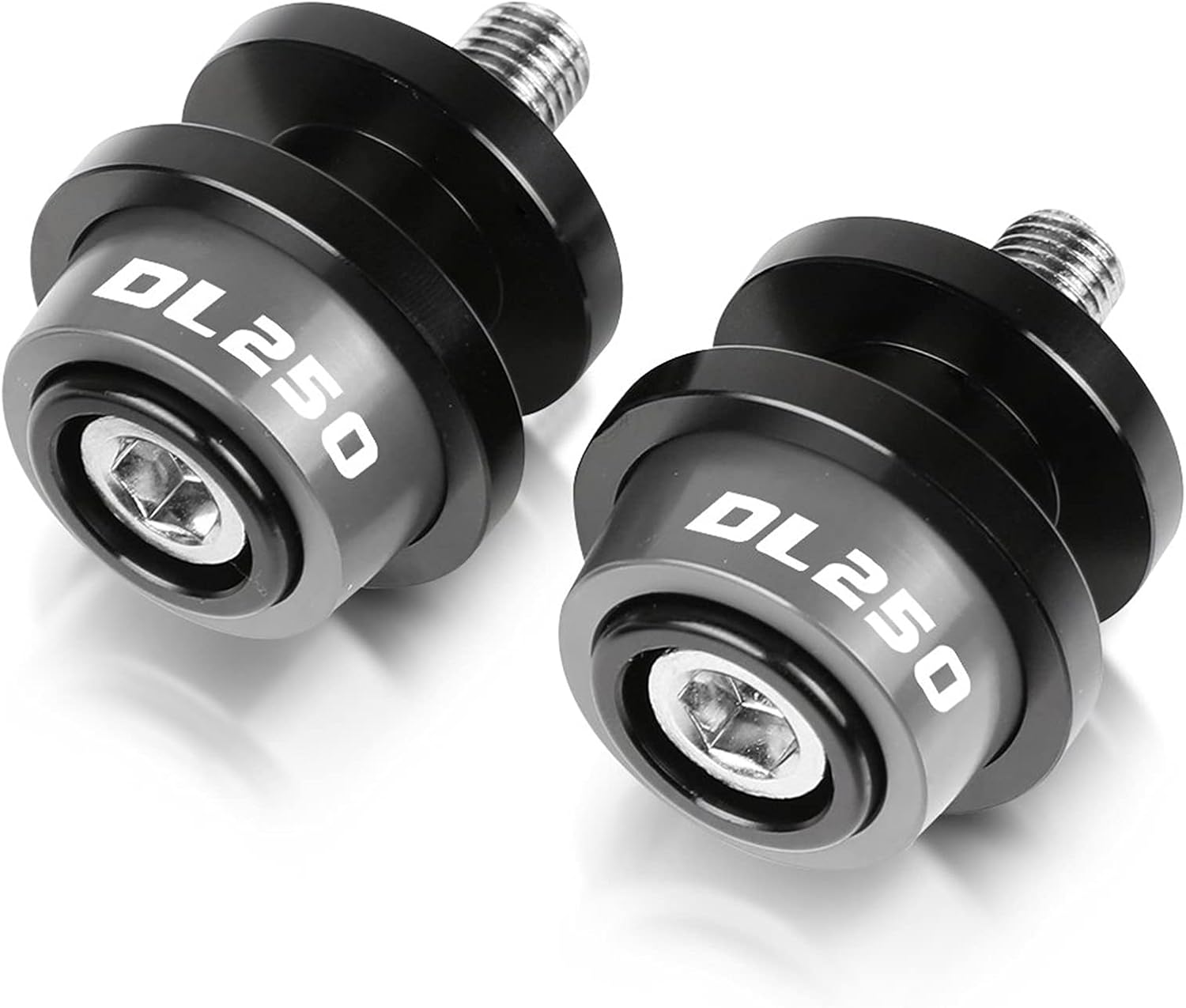 Motorcycle 8MM Stand Screws CNC Aluminum Swingarm Slider Spools for Suzuki DL250 V-Strom Vstrom DL 250 2017 2018 Swing Arm Bracket Screw (Color : Red)