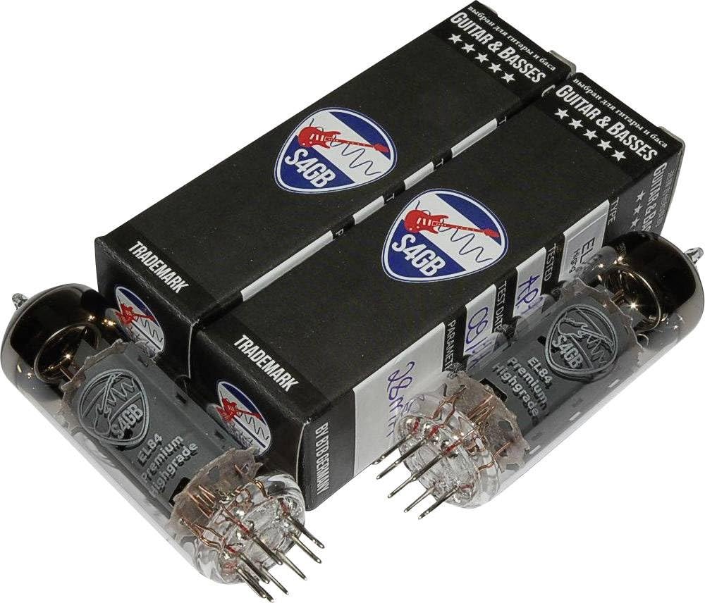 Paire de tubes EL84 S4GB matched pour faire vibrer votre ampli basse
