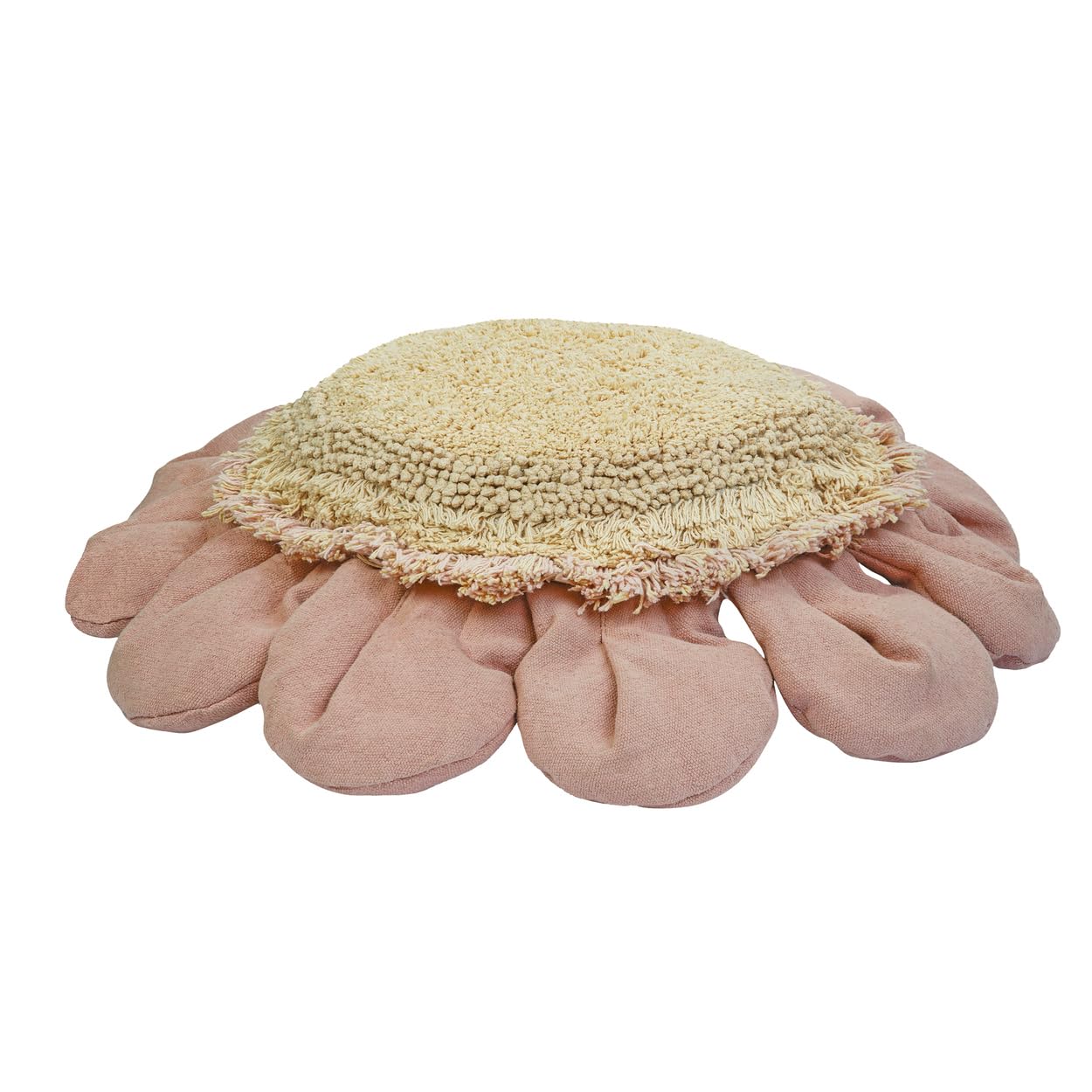 Lorena Canals Kissen rund Blume Kinder Pink Daisy