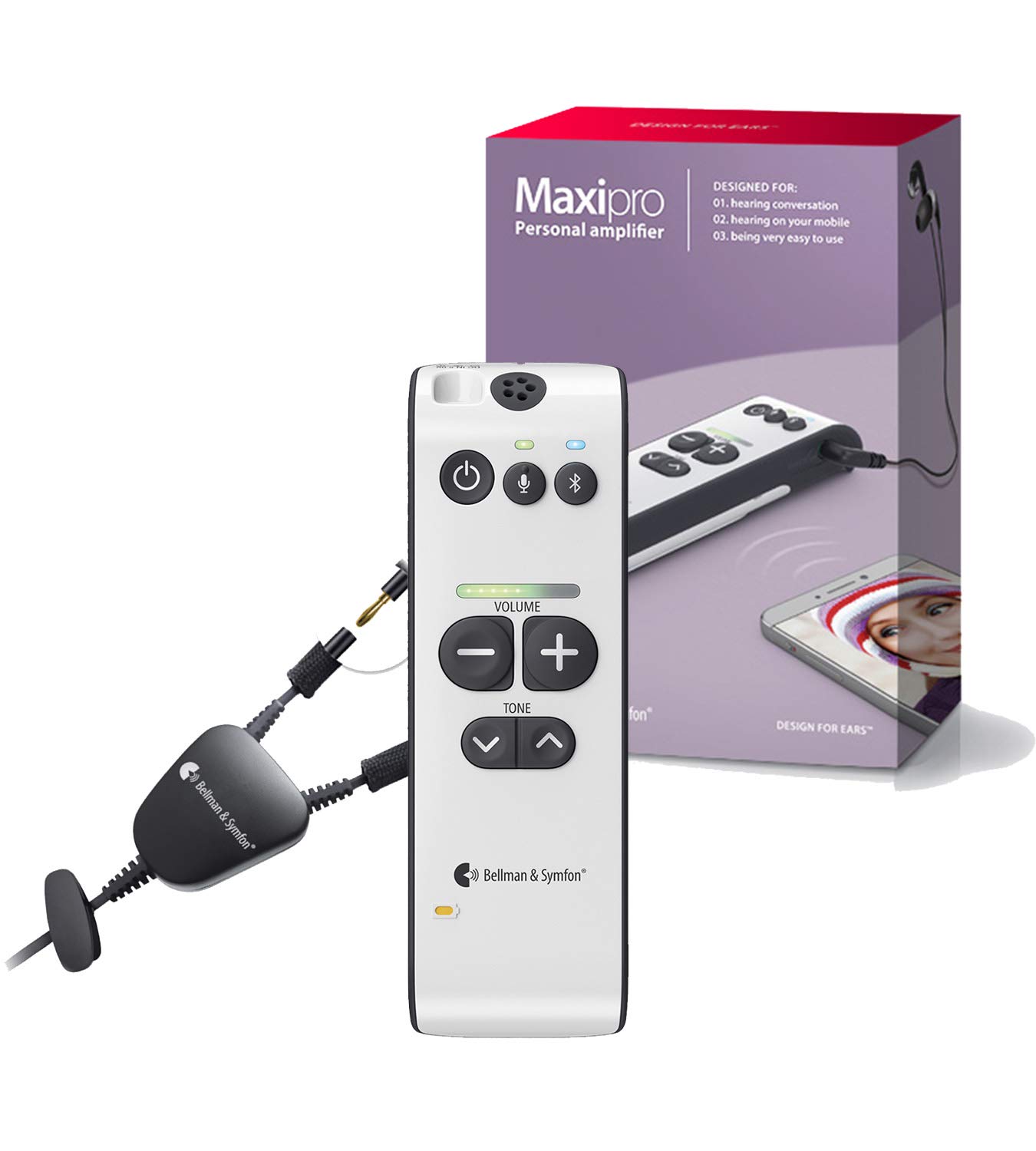 Bellman & Symfon Maxi Pro Personal Sound Amplifier with Neckloop for
