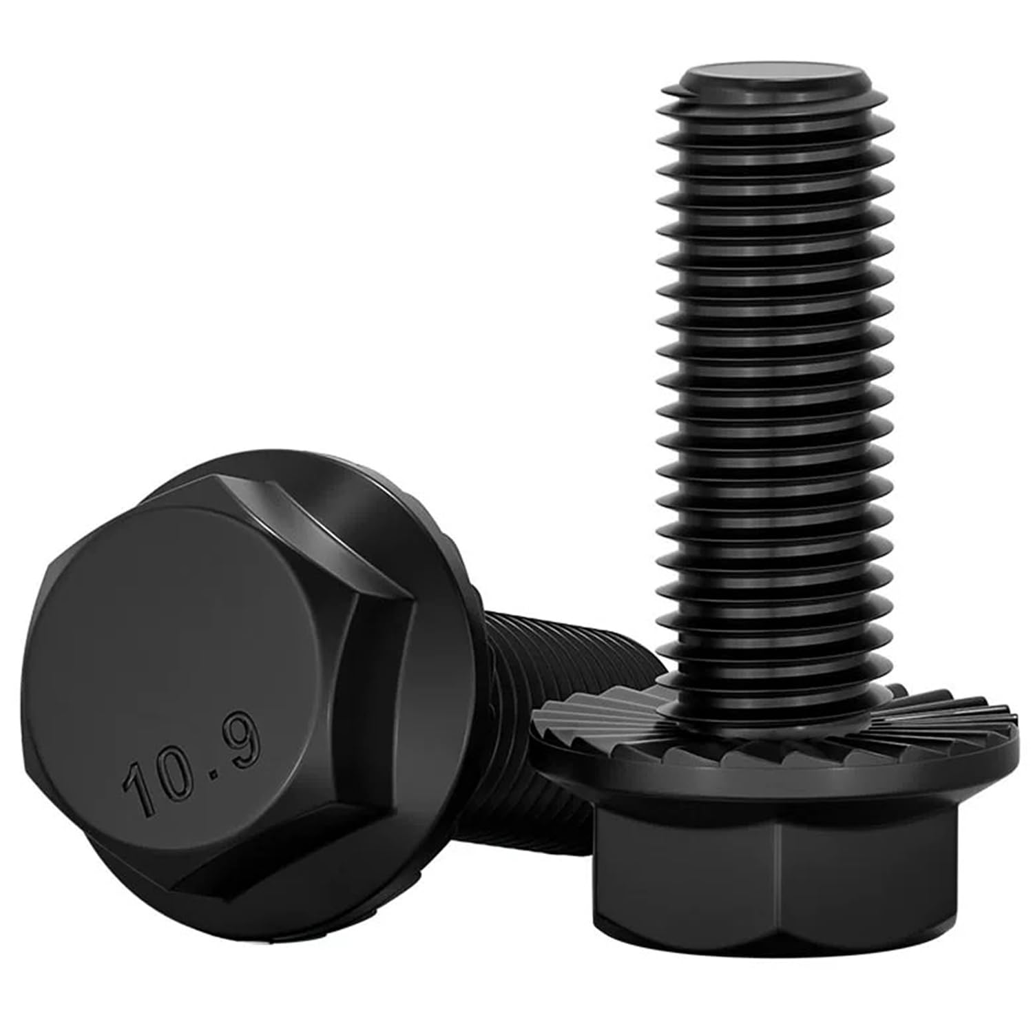 M8 Hex Flange Bolts - Zinc Plated Alloy Steel -1 M8 Hex Flange Bolts - Zinc Plated Alloy Steel -1