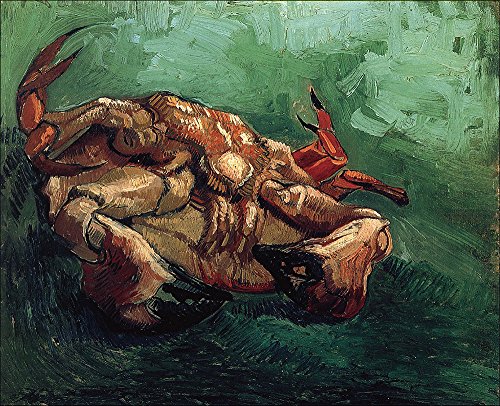 Affiche Crab on It's Back Van Gogh de qualité musée avec cadre premium