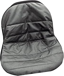 demaxiyad Funda para asiento de tractor – Funda de asiento de tractor para cortacésped sólida en color negro – Funda de asiento impermeable de tela Oxford, accesorios de corte de césped para asiento