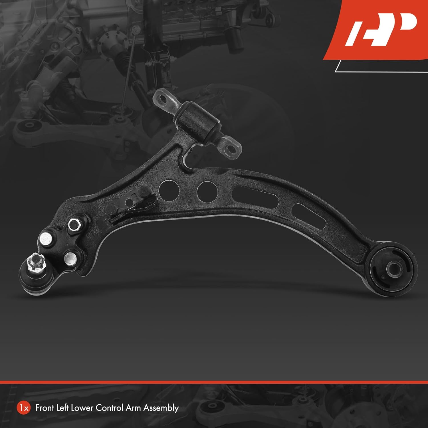 A-Premium Front Left Lower Control Arm, with Ball Joint & Bushing, Compatible with Toyota Camry 1997-2001, Avalon 1997-1998, Lexus RX300 1999-2003, ES300 1997-2001