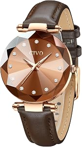 CIVO Relojes para Mujer Reloj Damas de Malla Impermeable Cuero Lujo Minimalista Elegante Banda de Acero Inoxidable Relojes de Pulsera Moda Vestir Negocio Casual Reloj de Cuarzo