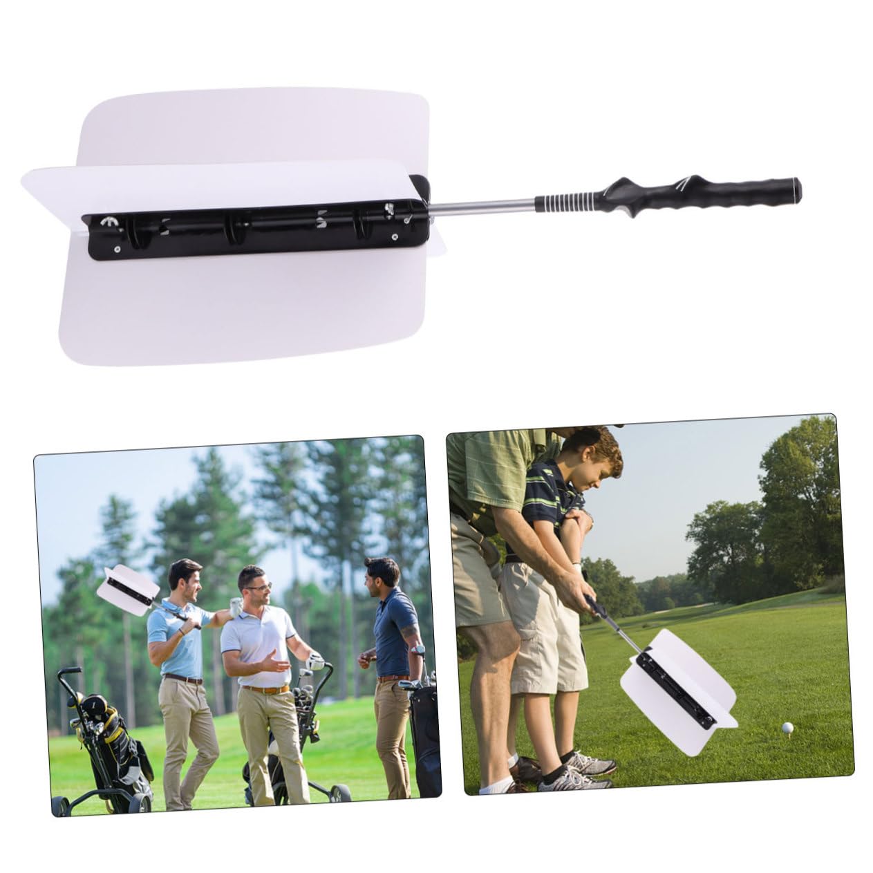 Entrenador de Swing para Golf Ventilador de Abs y Simulación de Movimiento Completo para Práctica y Entrenamiento de Agarre Adecuado