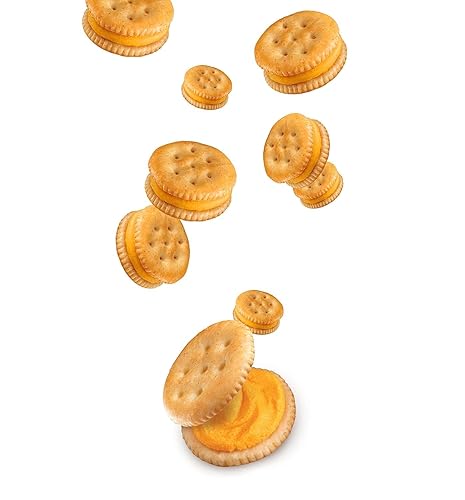 Miniatura 2 de RITZ Bits - Sándwiches de galletas de queso, bolsas de 3 onzas empaquetadas con irresistibles mini galletas rellenas de queso para aperitivos