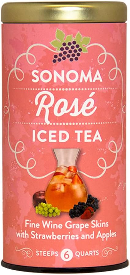 REPUBLIC OF TEA Sonoma Rose Iced Tea Brew Bags, 6 CT