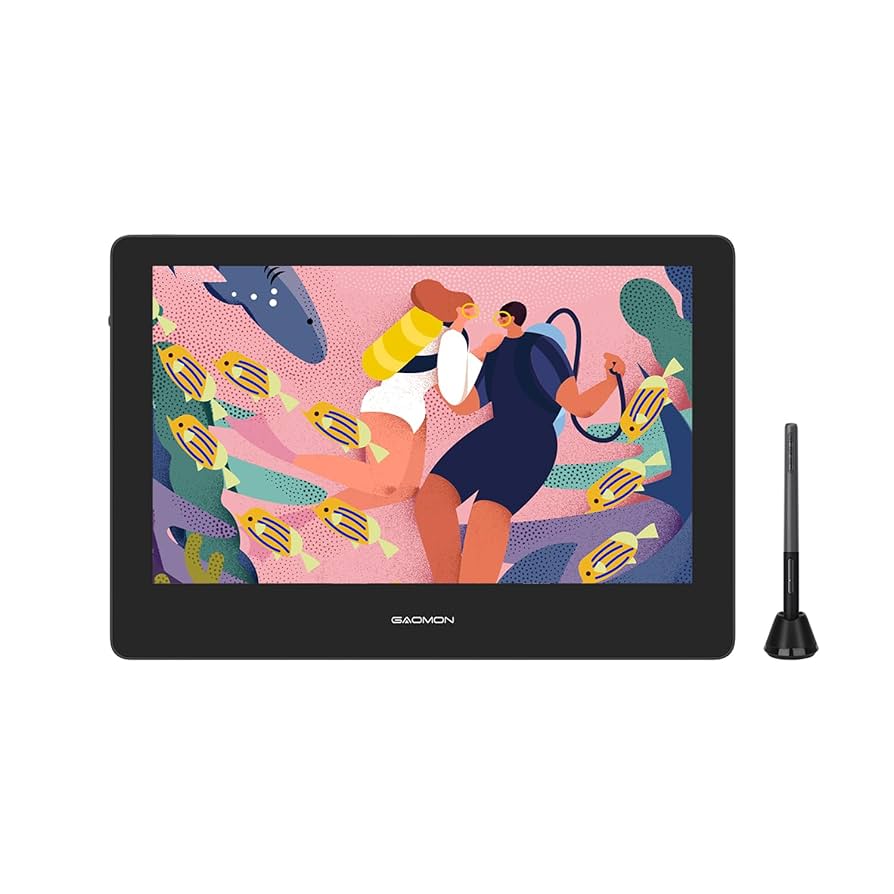GAOMON ペンタブレット 本体 液タブ 液晶タブレット Amazon | GAOMON 液タブ 13.3インチ 86%NTSC フルラミネーション