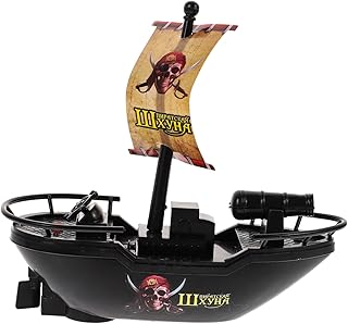 TOYANDONA 1Pc Navio Pirata Elétrico Pirata Brinquedo Engraçado Brinquedo De Banho À Vela Brinquedo Piscina Brinquedos Modelo De Navio De Brinquedo Brinquedos Educativos