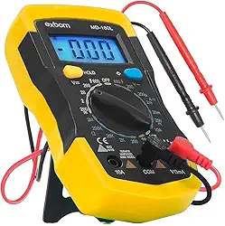 Multímetro Digital Portátil Profissional – Alta Precisão com Iluminação de Tela, Teste de Diodo, Transistor e Buzzer