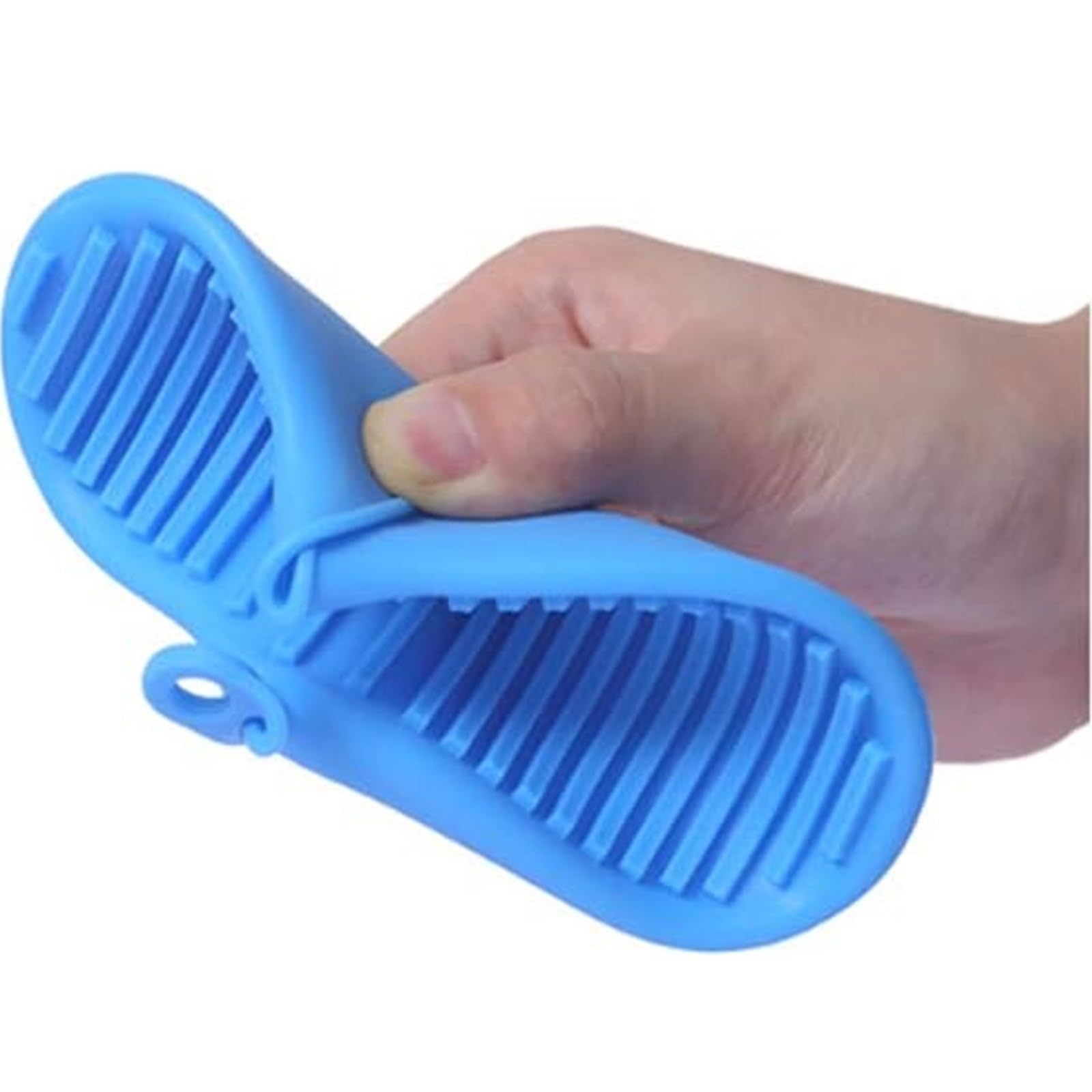 Gants de Cuisine Gants De Four Anti-brûlure en Silicone, Gants De Cuisine, Plateau, Poêle, Bol, Support De Four, Clip À Main Manique(Rosa,11cm-Thickening)