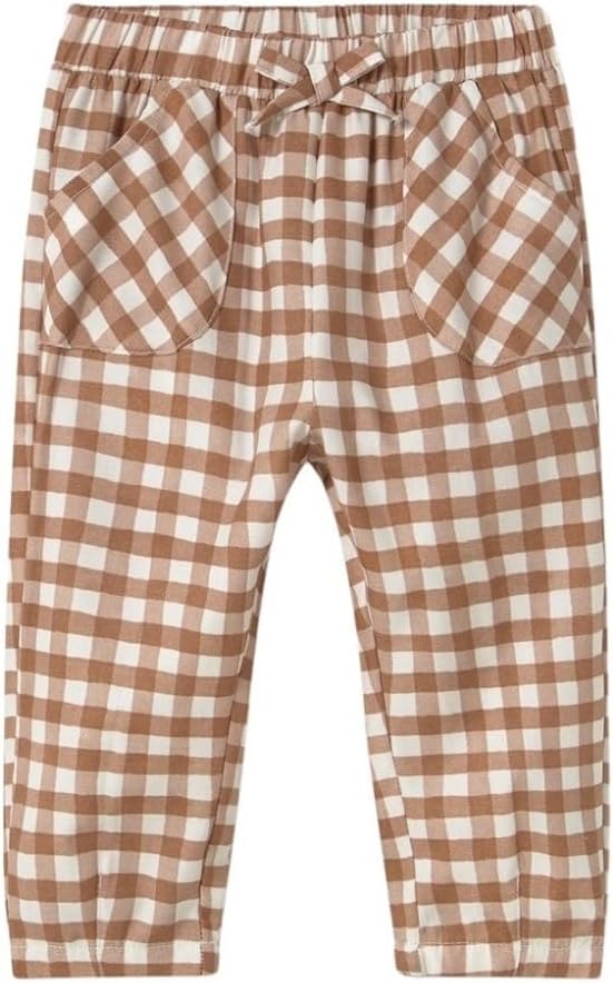Mayoral Printed Long Trousers for Baby-Girls Toffee