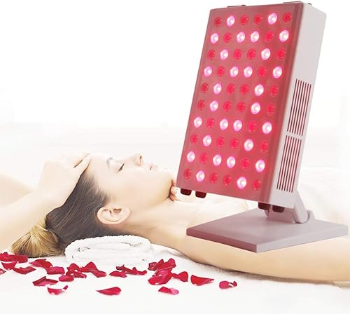 120W 660nm y 850nm Combo Panel de terapia de luz infrarroja LED, lámpara de fisioterapia de control inteligente para reparación y belleza
