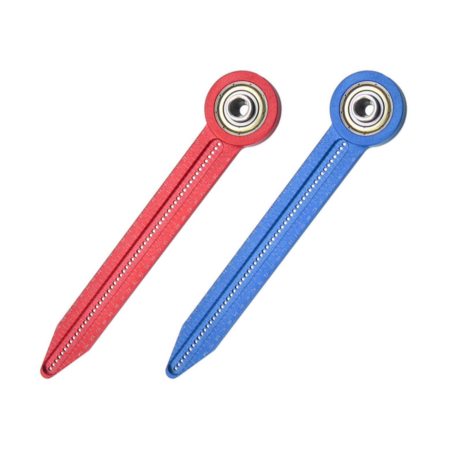 Multipurpose Adjustable Circles Maker Perfect for Carpentry Student Architect Woodworking School and Art Applications Artistic Design Ruler