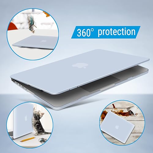 Miniatura 198 de iBenzer – 2 en 1 carcasa de plástico duro y cubierta de teclado para MacBook Pro Retina de 13"/15", Negro