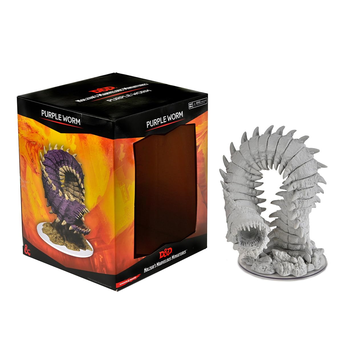D&D Nolzur's Marvelous Miniatures: Purple Worm - Unpainted Figure, RPG, Dungeons & Dragons