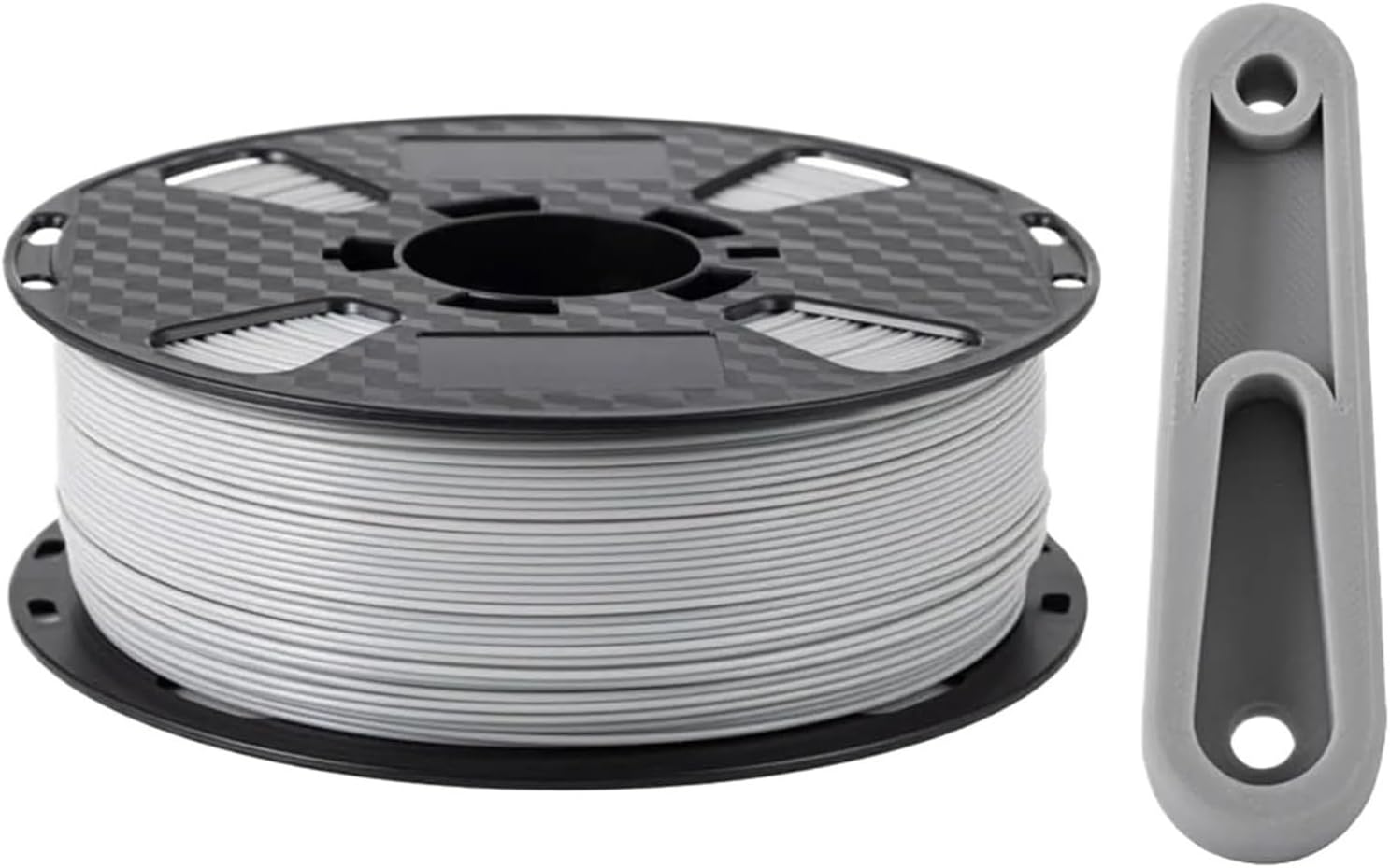 ABS Pro Filament Light Gray 1.75mm 1KG Spool, Low Warp Strong Adhesion 3D Printer Filament