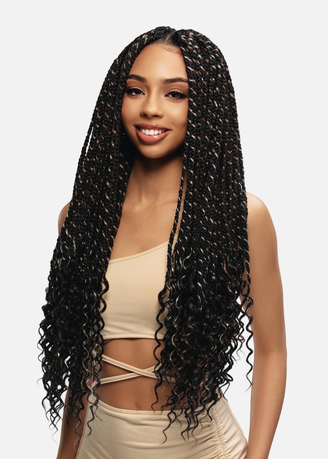 Amazon.com : Vivica A. Fox TORNADO Goddess Box Braid, 24 inch, 3