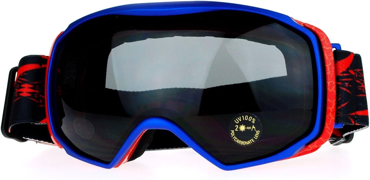 Ski Snowboard Sports Goggles Shatterproof Antifog Double Lens 100 UV