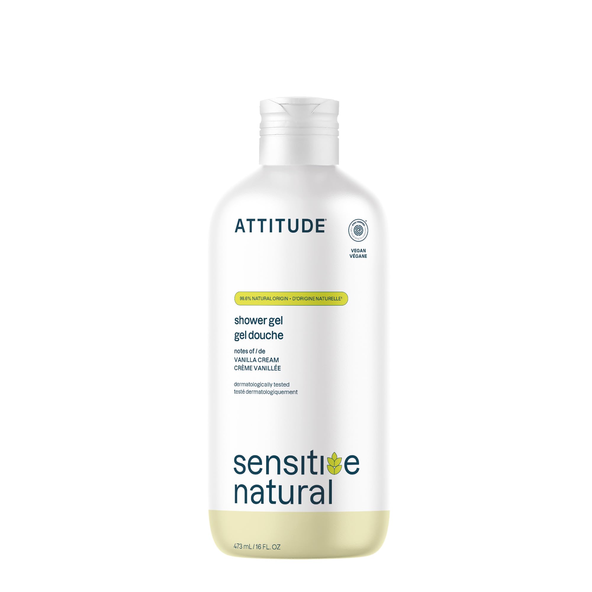 ATTITUDE Nat Shower Gel - Moist & Revitalize Argan Oil, 473 ml
