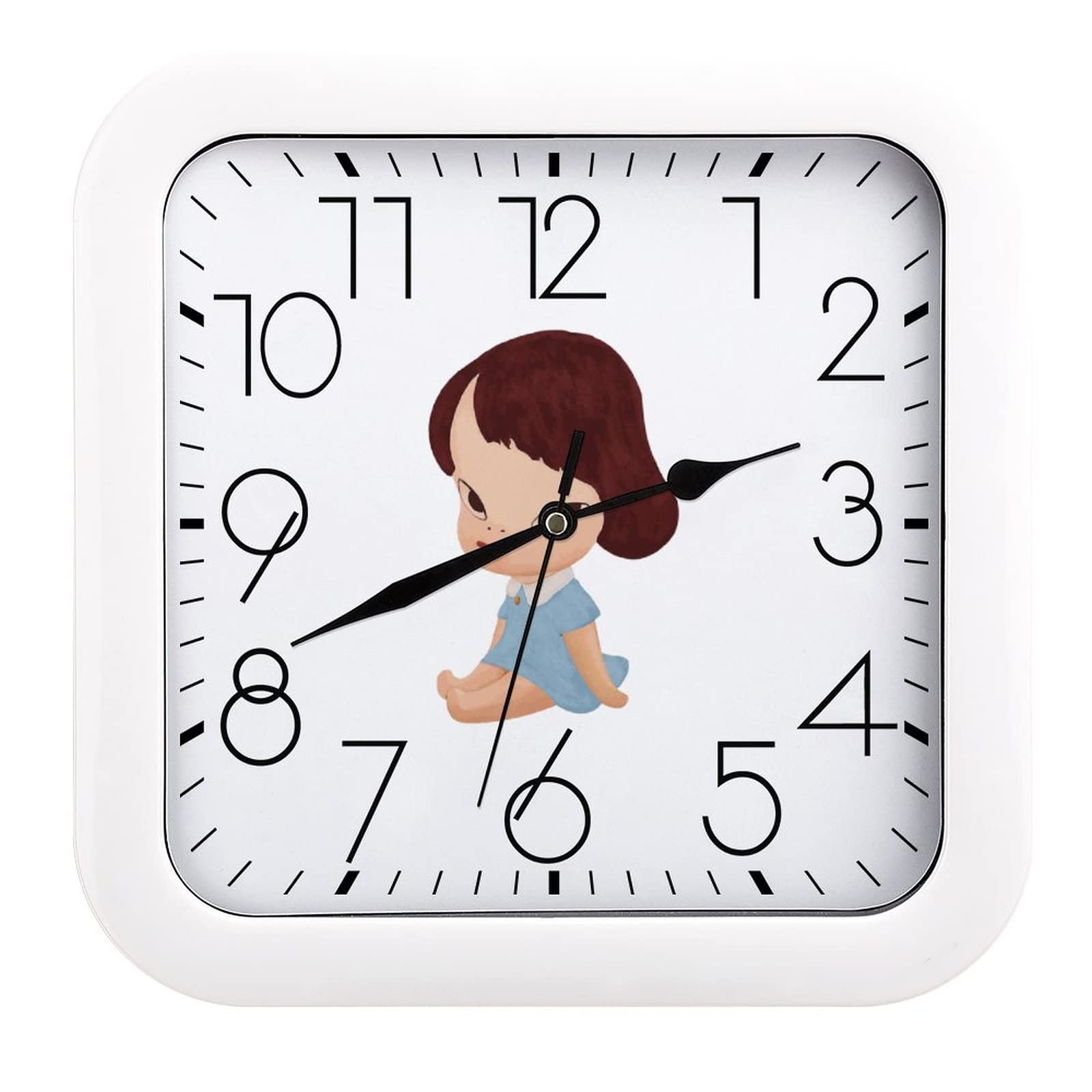 Amazon.co.jp: 奈良美智 掛け時計 壁掛け時計 かけ時計 時計 壁時計