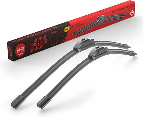 BERG REGEN 61 cm + 51 cm Escobillas limpiaparabrisas de repuesto para Toyota Camry 2007-2011, Toyota 4Runner 2010-2024, Chevrolet Traverse