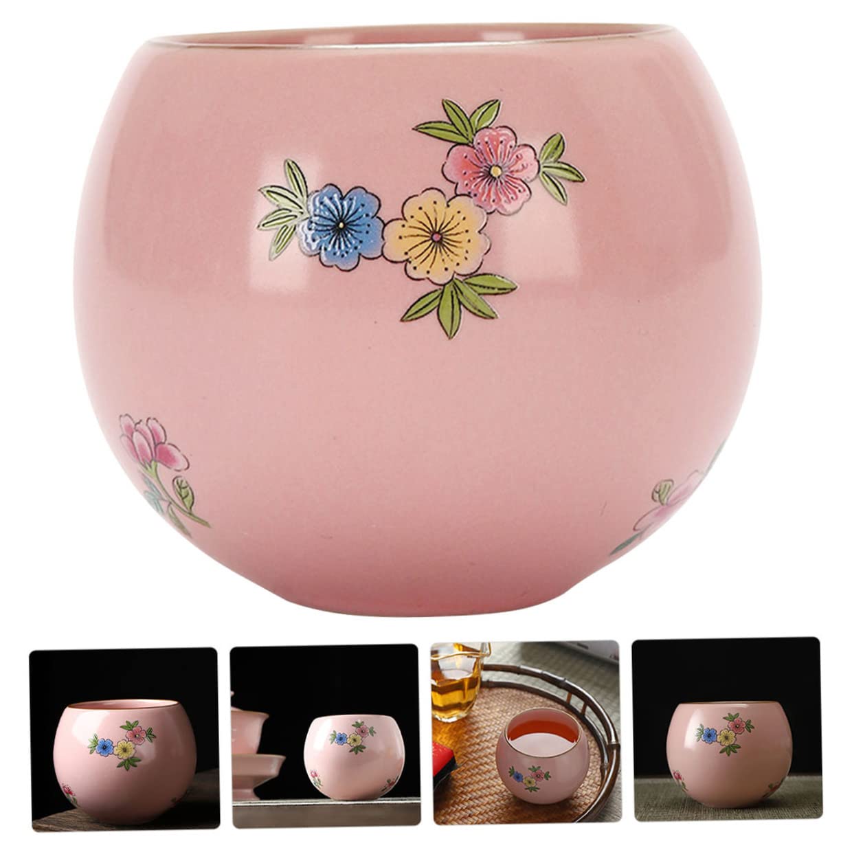 5 sztuk Porcelanowe Filiżanki Ceramiczne Filiżanki Espresso Niebieskie Szklanki Do Picia Ceramiczne Kubki Do Kawy Mały Kubek Do Picia Kubek Sake Kubek Cappuccino Styl Ret