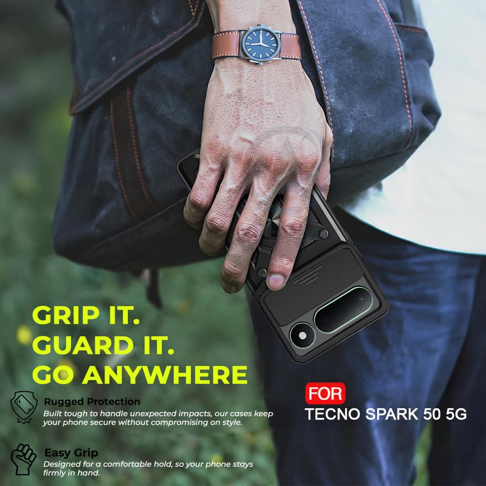Tecno Spark 50 5G Case - Camera Armor Slider Protection -8 Tecno Spark 50 5G Case - Camera Armor Slider Protection -8