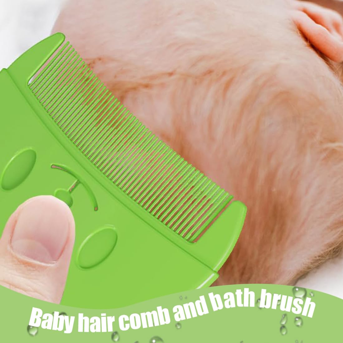 Spazzola da Bagno 3 Pezzi Pettine Neonato - Pettine Crosta Lattea in Silicone per Massaggio Cuoio Capelluto, Spazzola per Bambini (B)