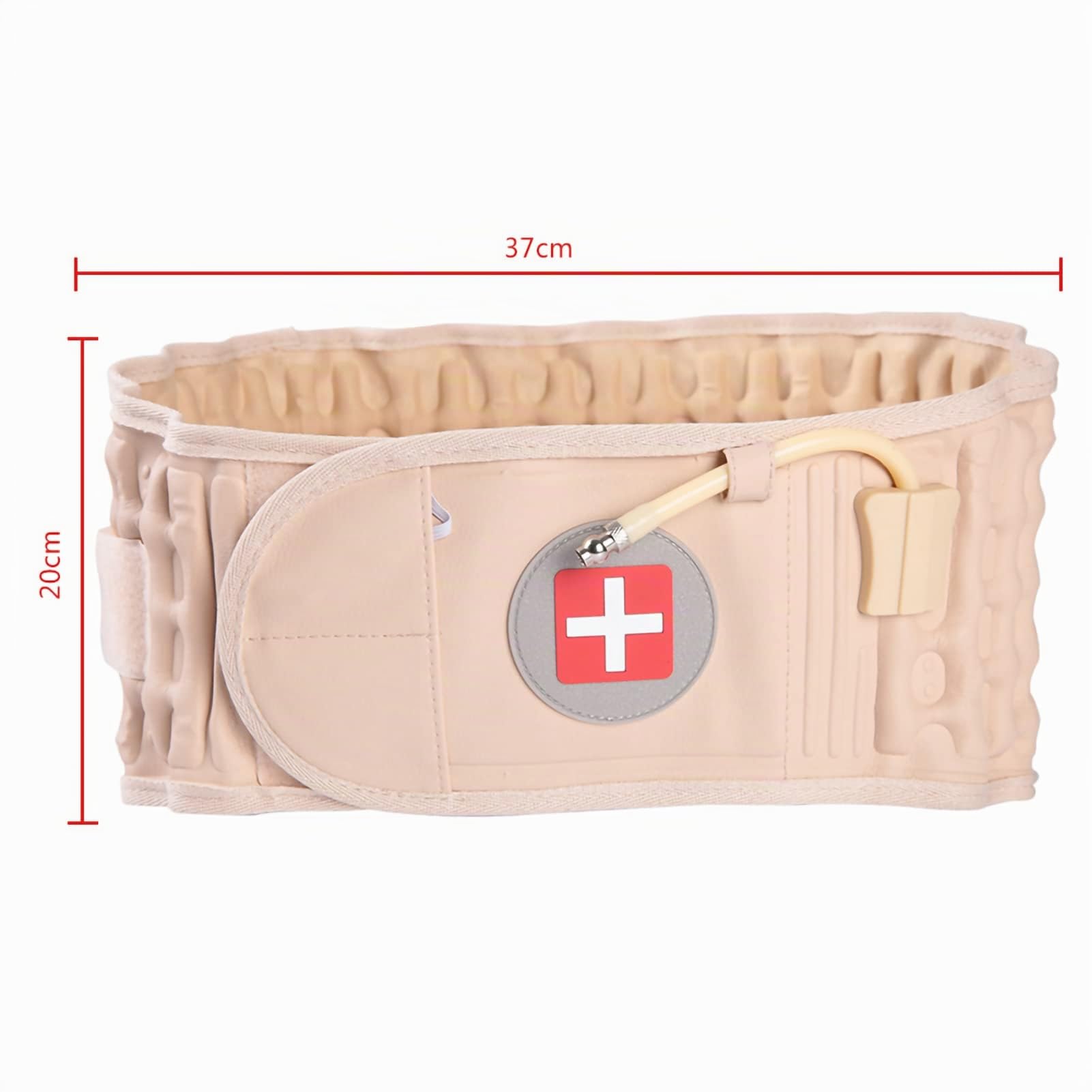 Cintura di Decompressione Per La Schiena, Cintura Gonfiabile Per Assistenza Sanitaria Cintura Per Alleviare Il Dolore alla Decompressione Per Alleviare Il Dolore Lombare, Supporto Per La Schiena E Tra