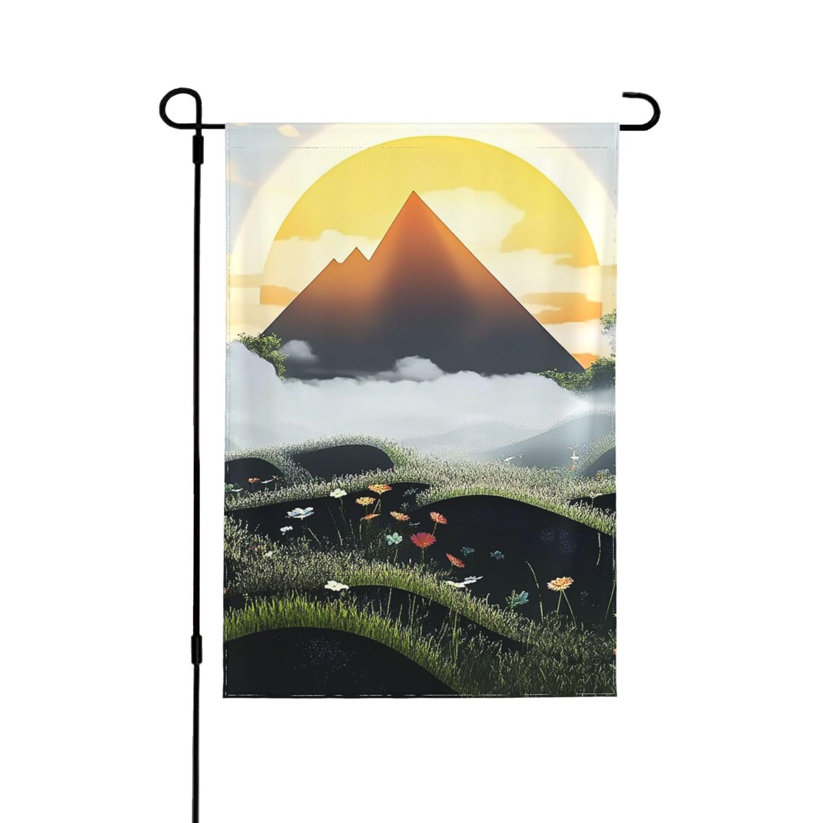 Drapeau de jardin printanier grand format décoration extérieure terrasse porche cour 71x101