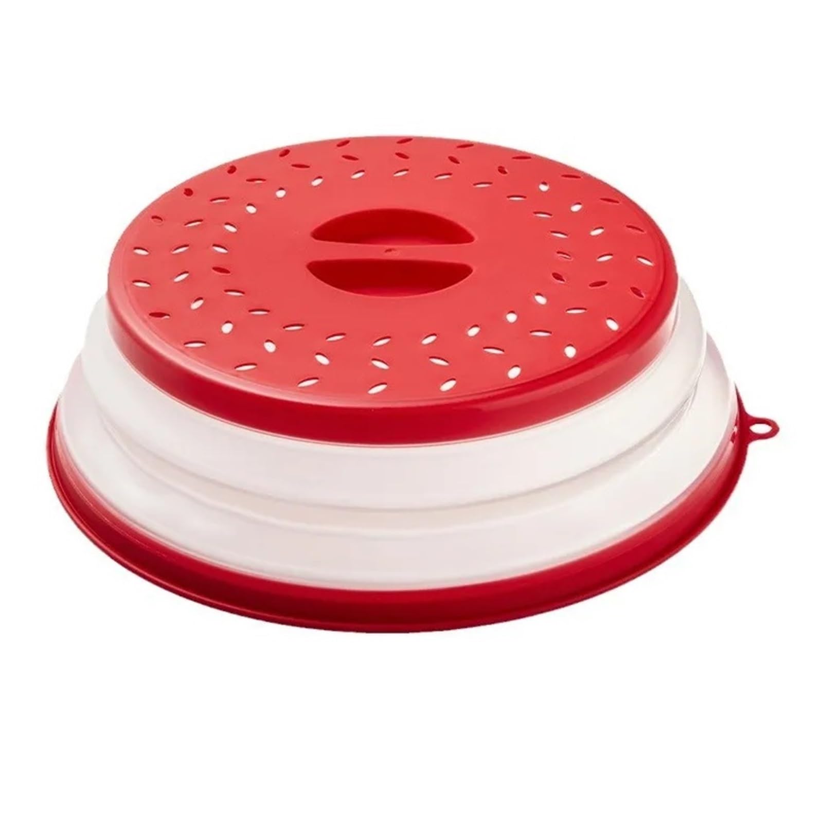 Microwave Oven Heating Cover Multifunctional Silicone Folding Fresh-keeping Oil-proof and Splash-proof(Grey-1)(Grey-1)