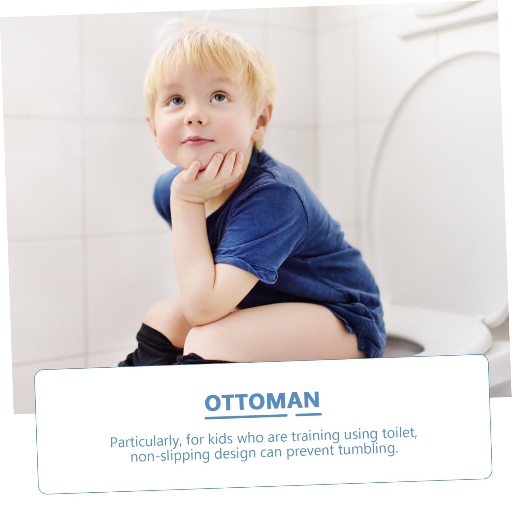 Healvian Klappbarer Toilettenhocker Faltbar Stabil Rutschfest Ausziehbar Toilettensitz Trittschemel für Kinder und Erwachsene Badezimmerhilfsmittel zur Gesunden Sitzhaltung