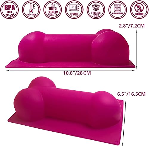 Miniatura 2 de Molde para pastel de pene, molde para pastel de pollo, molde de silicona para pastel de pene y chocolate, moldes divertidos para tartas, moldes de
