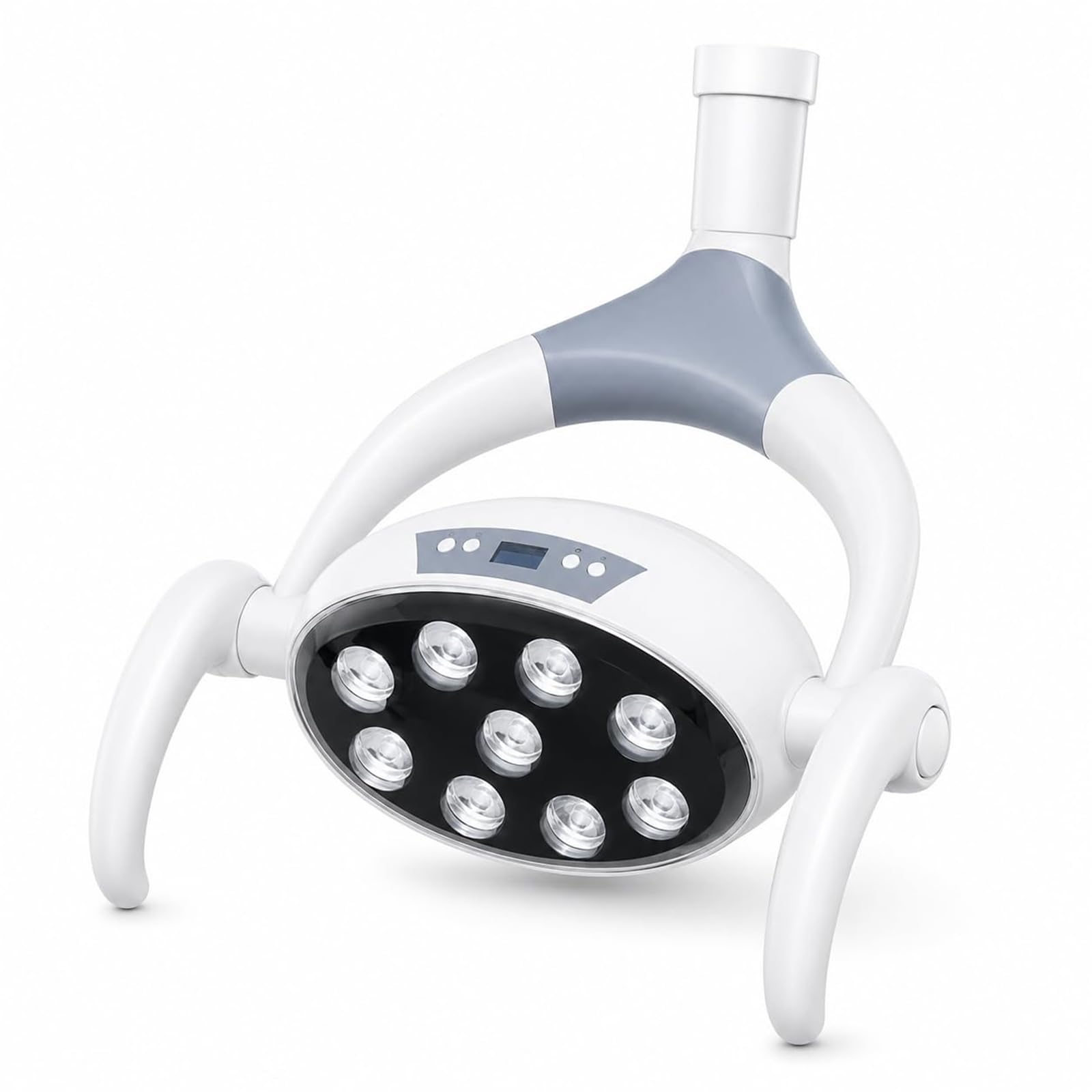 Lampada LED Senza Ombre da 28 W con 9 Lenti, Lampada da Visita Regolabile con Display LCD, Lampada da Poltrona con Attacco Universale da 22 Mm, Illuminazione Dimmerabile da 4000 K A 5000 K