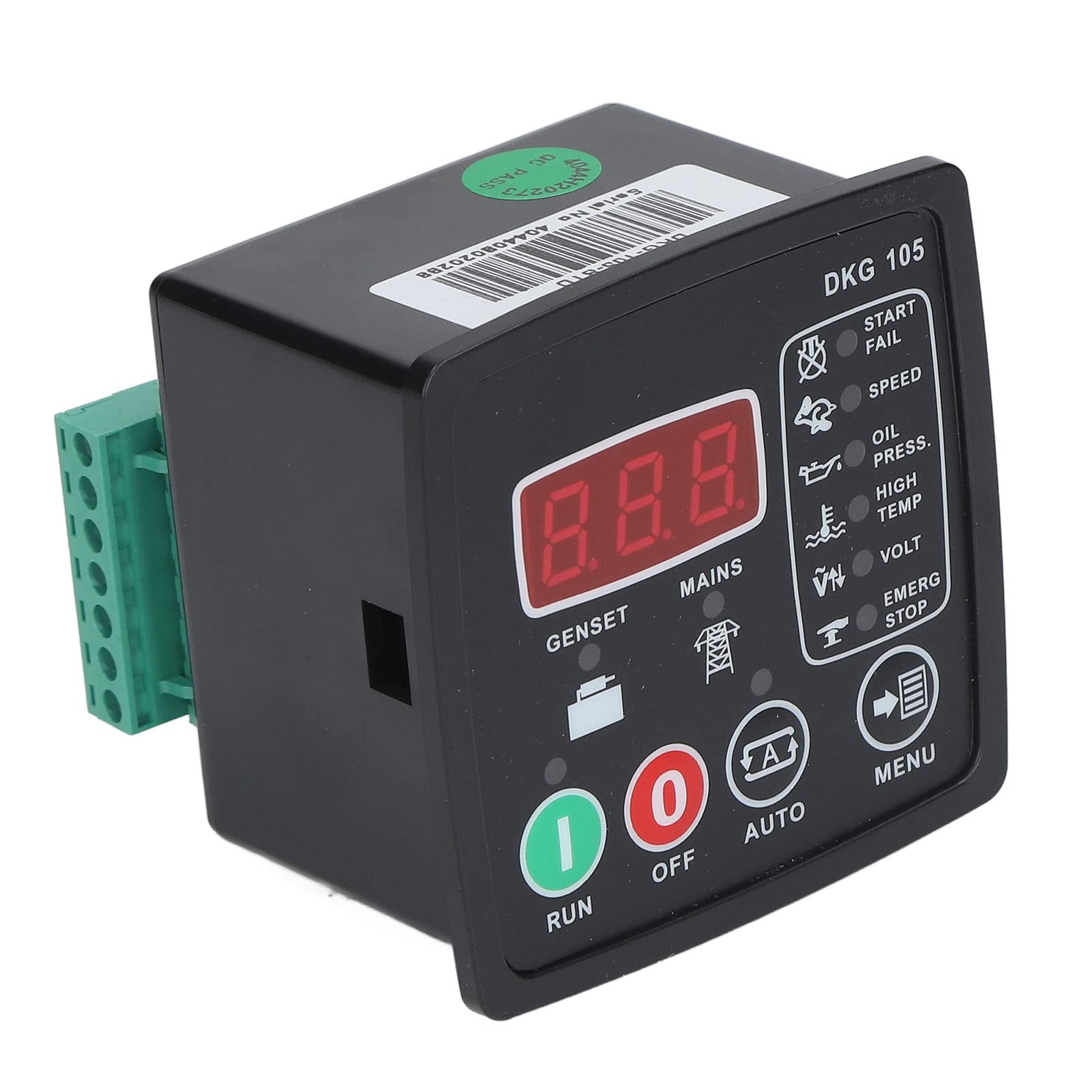 Haofy Controlador de Generador Arranque y Parada Automáticos con Alarma Integrada para Motores de Gasolina Diésel - Módulo de Control de Motor para , Sistemas de Energía, Sitios de Comunicación