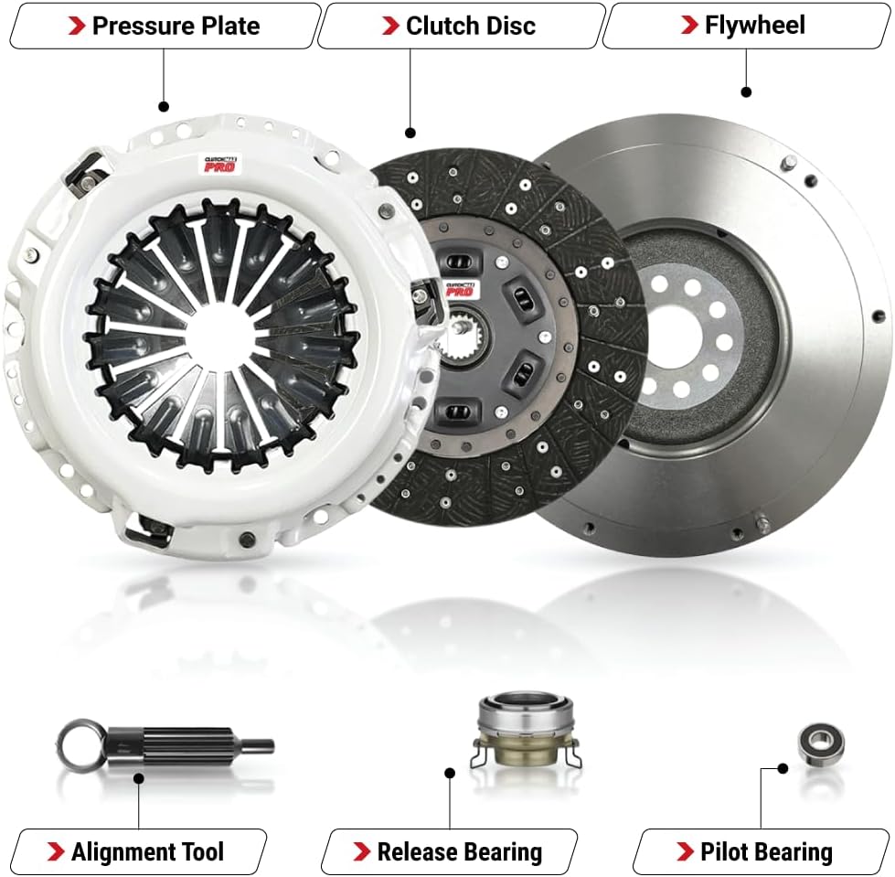 CMP Stage 2 Sport Clutch Kit with Flywheel Fits Toyota 1996-2000 4Runner 1994-1998 T100 1995-2004 Tacoma 2.7L DOHC 4cyl