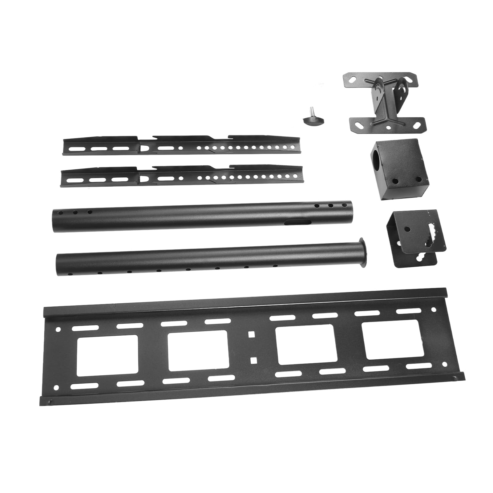 Supporto TV da Soffitto per Display a Schermo Piatto da 32 a 85 Pollici, Staffa di Montaggio TV Regolabile, Staffa TV Girevole a 360 Gradi e Inclinabile a 90 Gradi