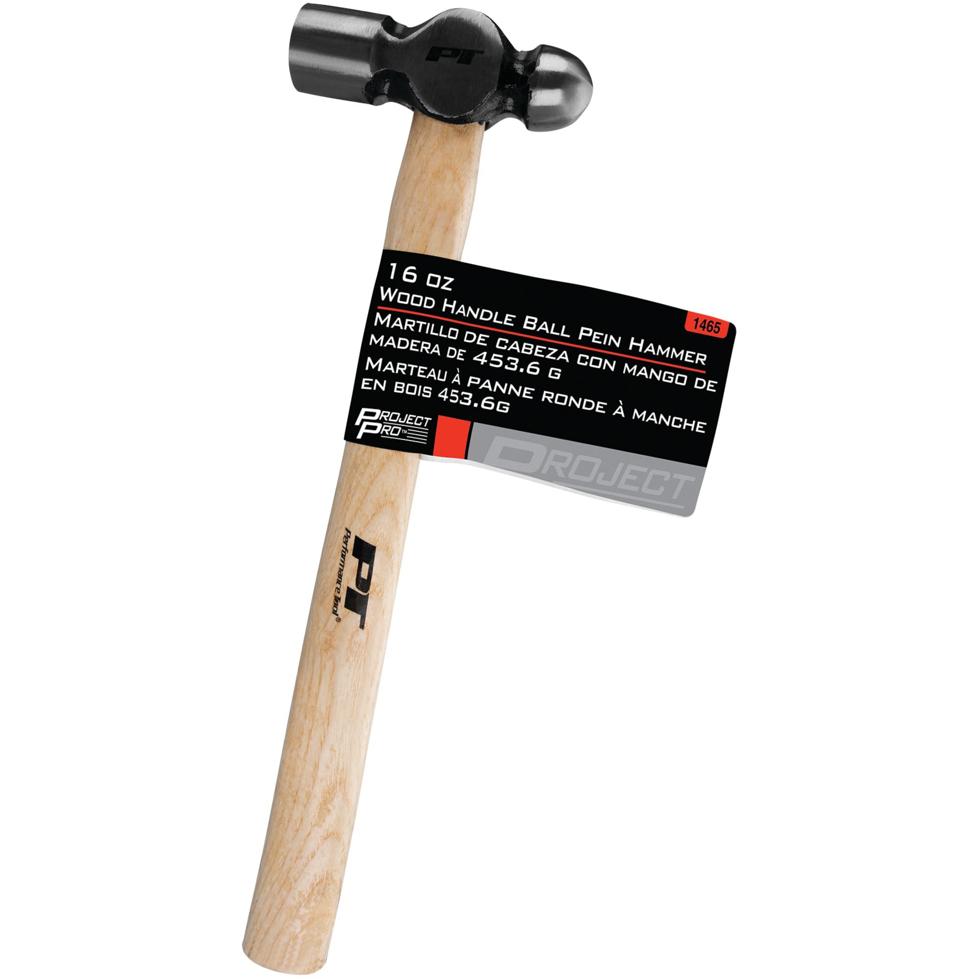 Rendimiento herramienta 1465 16 oz madera martillo de bola
