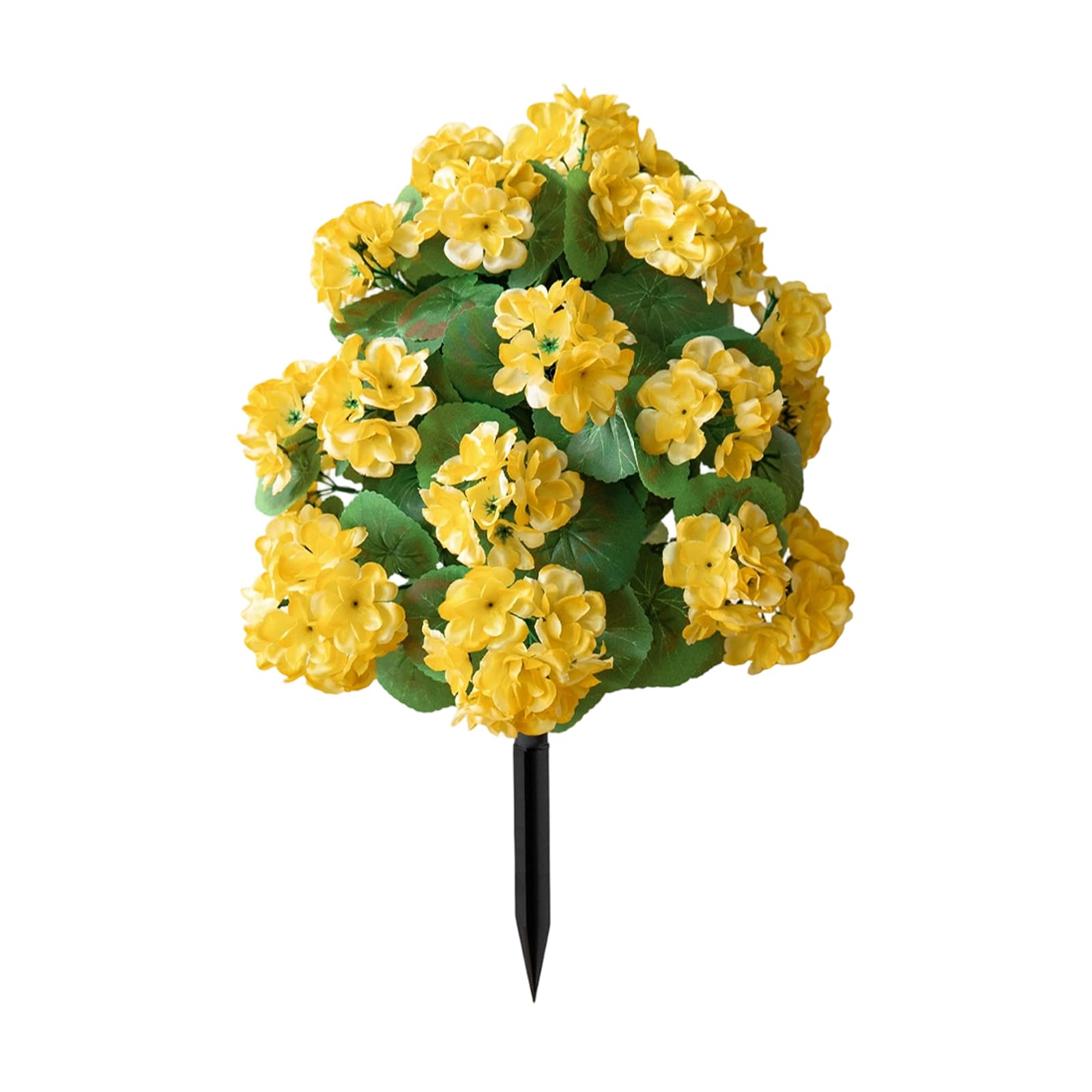 QWYFGM Artificial Garden Flowers,Plant Stakes Outdoor,for,Stakes Decorative,Outdoors Flowers,Topiary Balls,Realistic Crabapple Flower Stake Outdoor Artificial Plant with Stake for Garden Patio Yard