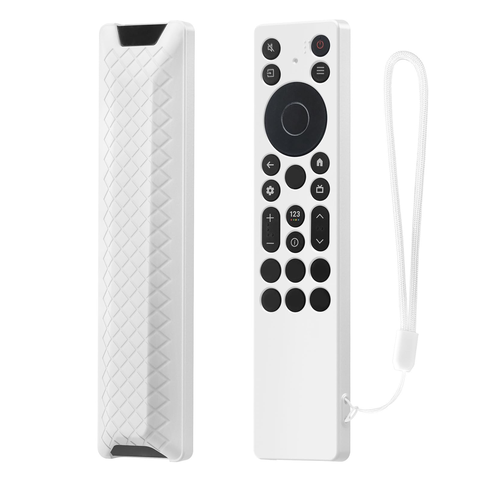 Buxuaaaa Lightweight Tvs Remote Sleeve with Smooth Surfaces and Fingerprint Resistance Perfect for C923A / RC813A Remote Case Remotes Control Covers Silicone Glowing Protective Case