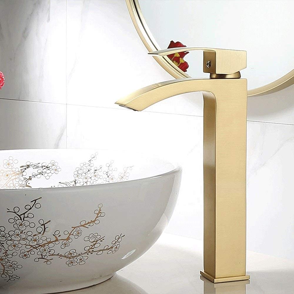 Robinet Cascade Bassin Lavabo à Flux Fluide - Mitigeur Chromé Anti-Éclaboussures Grand Confort 305mm
